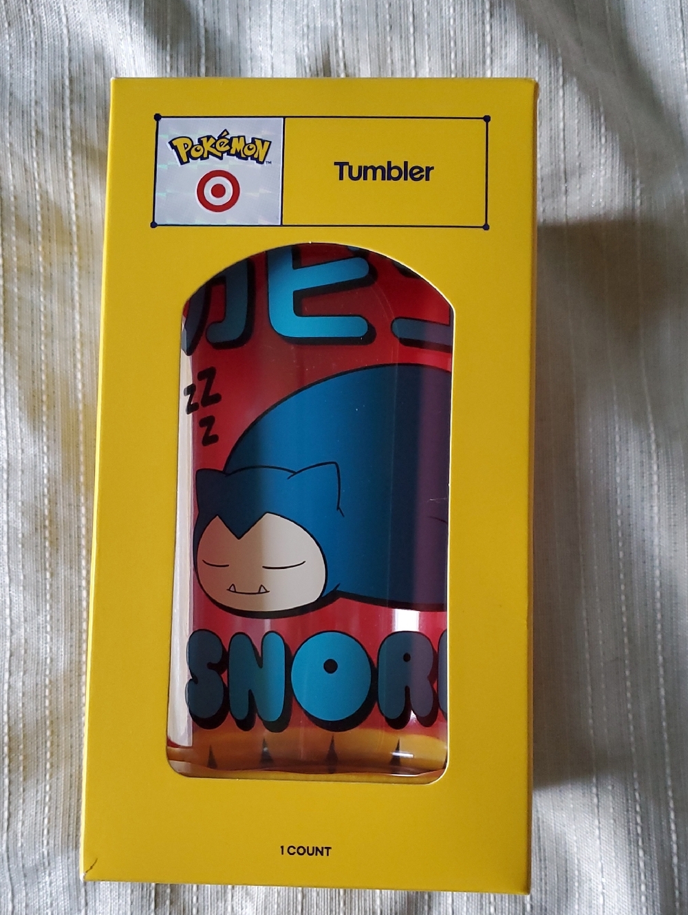 Pokemon x Target Snorlax Collectable Tumbler Cup